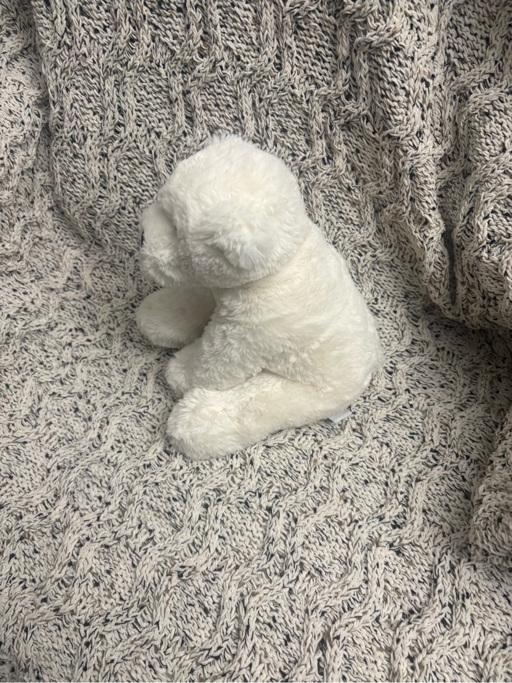 Plush White Toy - Soft, Huggable Pet Plush